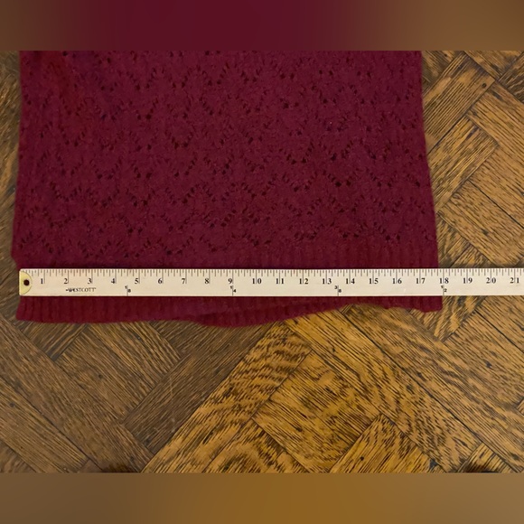 Ted Baker Red V-Neck Sweater - Size 4 US / 1 UK - Picture 11 of 15